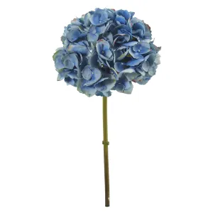 Set of 3 High-Quality 19-Inch Artificial Hydrangea Flowers