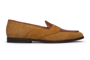 Belgian Loafer With Saddle /C