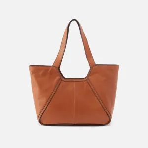 Bellamy Medium Tote in Artisan Leather - Honey Brown