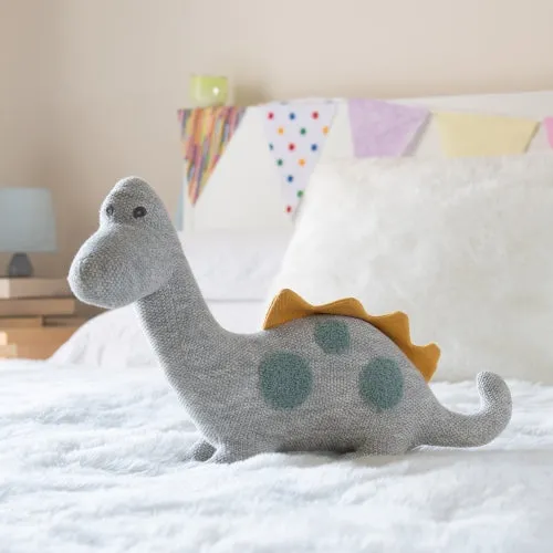 Best Years Diplodocus Dinosaur Soft Toy Organic Cotton Large Grey