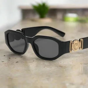 Black Retro Sun Glasses