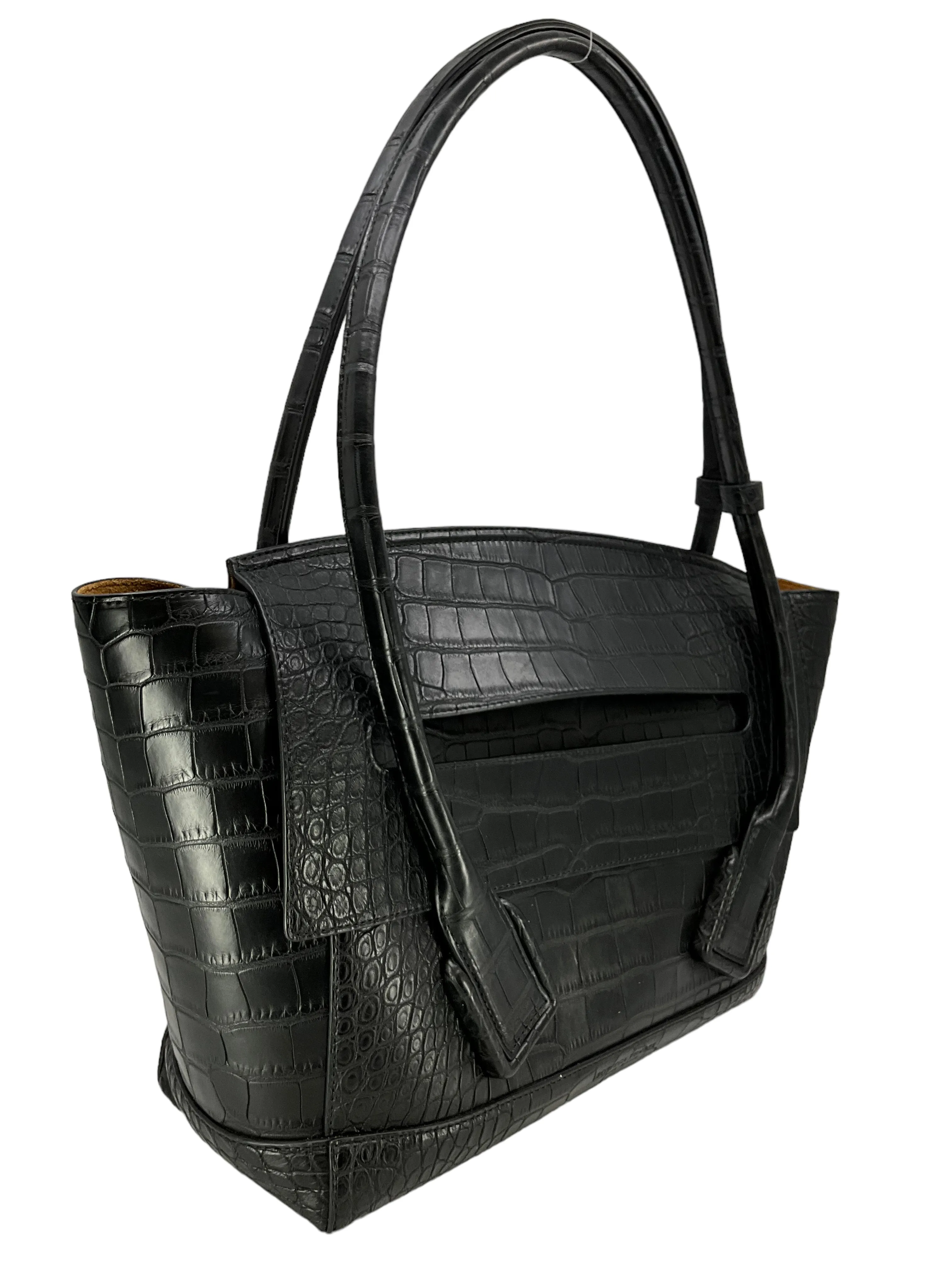 Bottega Veneta Arco Alligator Tote Bag NEW