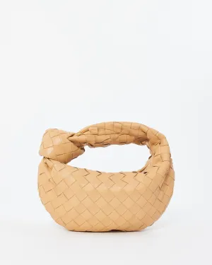 Bottega Veneta Beige (Almond) Intrecciato Leather Mini Jodie