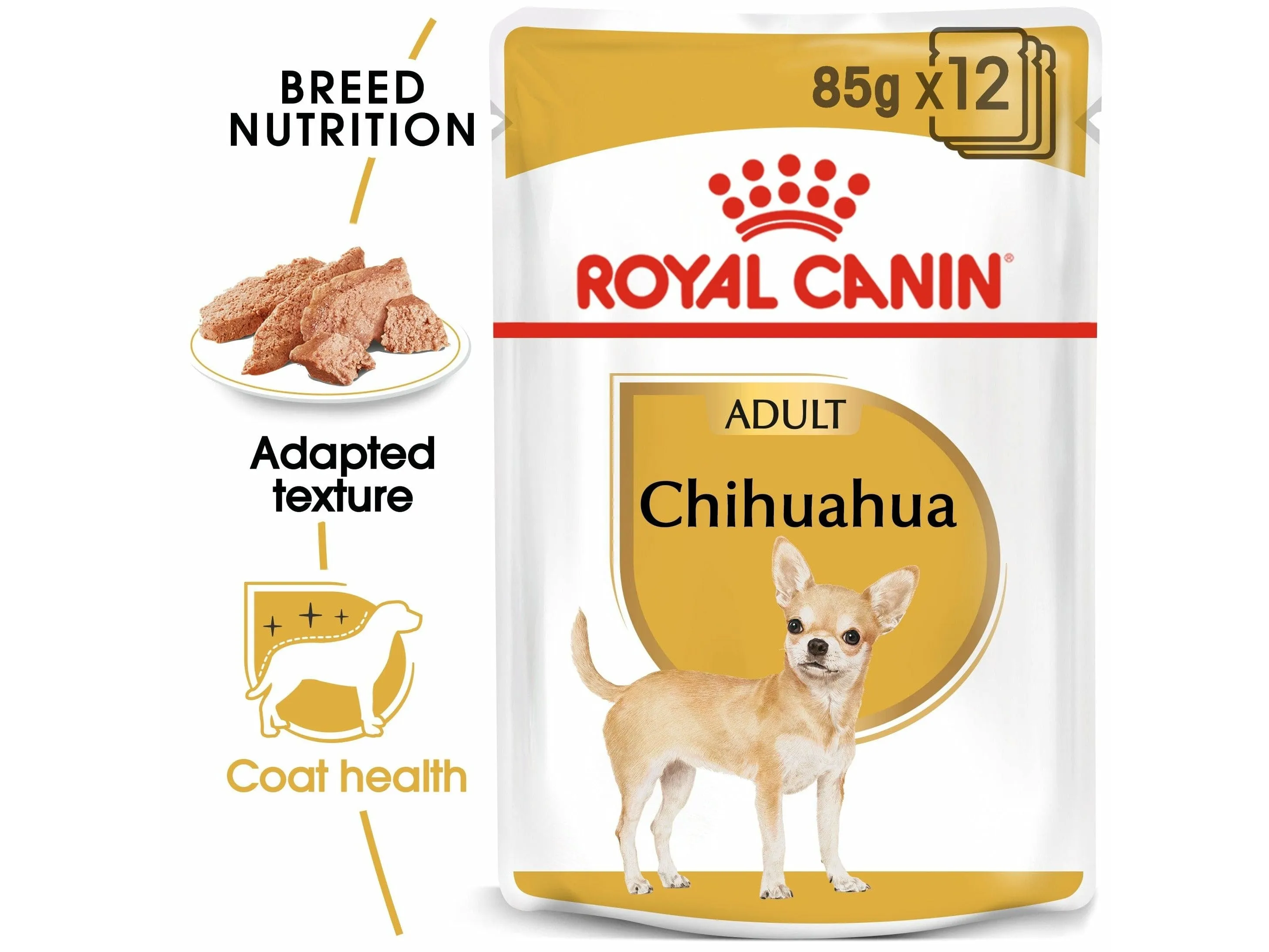 Breed Health Nutrition Chihuahua Adult (WET FOOD - Pouches) 12X 85G