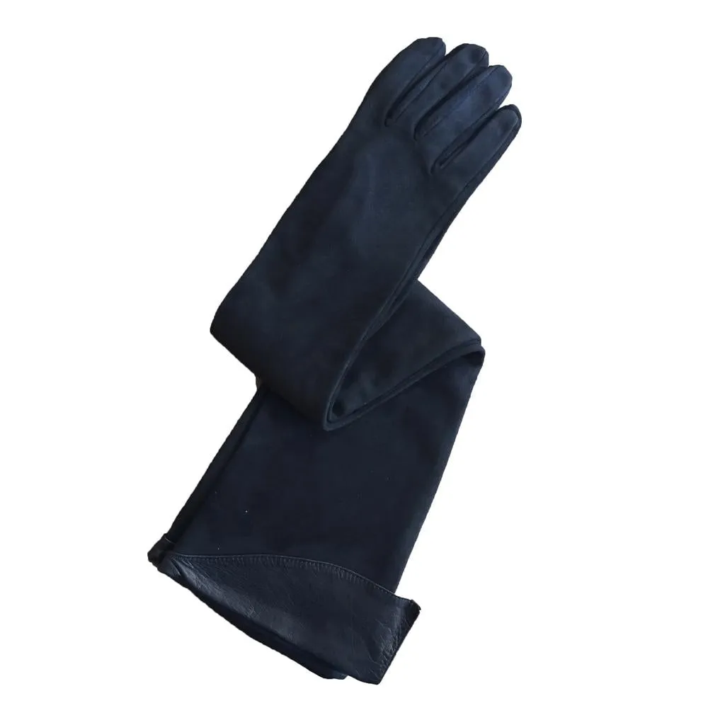 Brigitte - Women's Silk Lined Suede Gloves