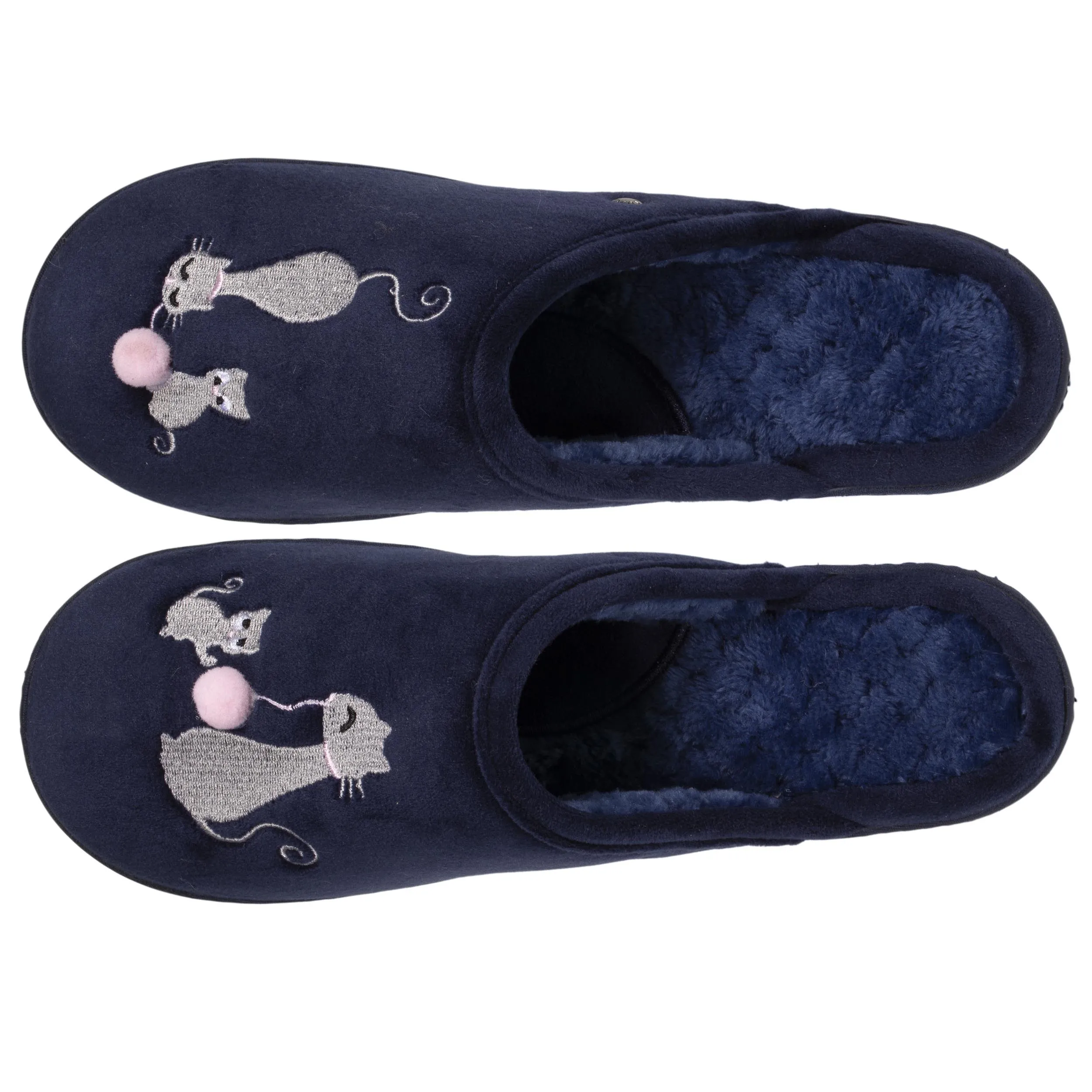 Chaussons mules Femme Chat Fantaisie