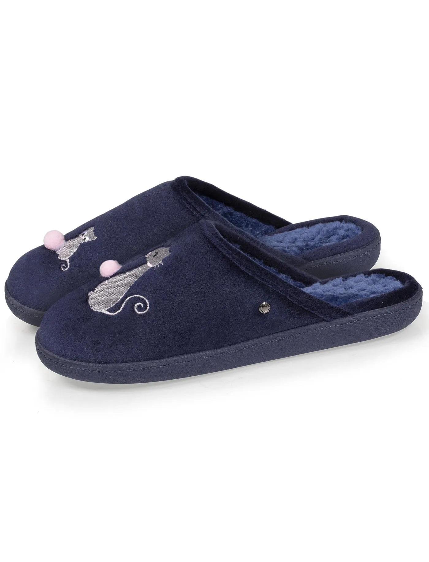 Chaussons mules Femme Chat Fantaisie