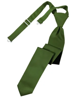 Clover Luxury Satin Skinny Windsor Tie