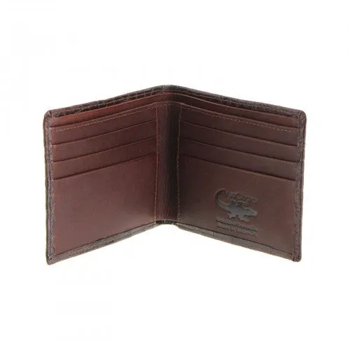 Crocodile Mens Wallet - Brown