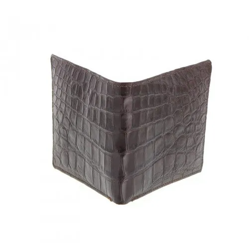 Crocodile Mens Wallet - Brown