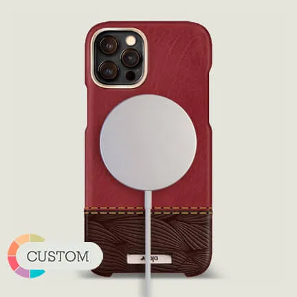 Customizable Grip Duo iPhone 12 & 12 Pro Leather Case with MagSafe