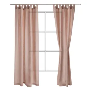 Cuyabeno Linen Curtain [Dusty pink]