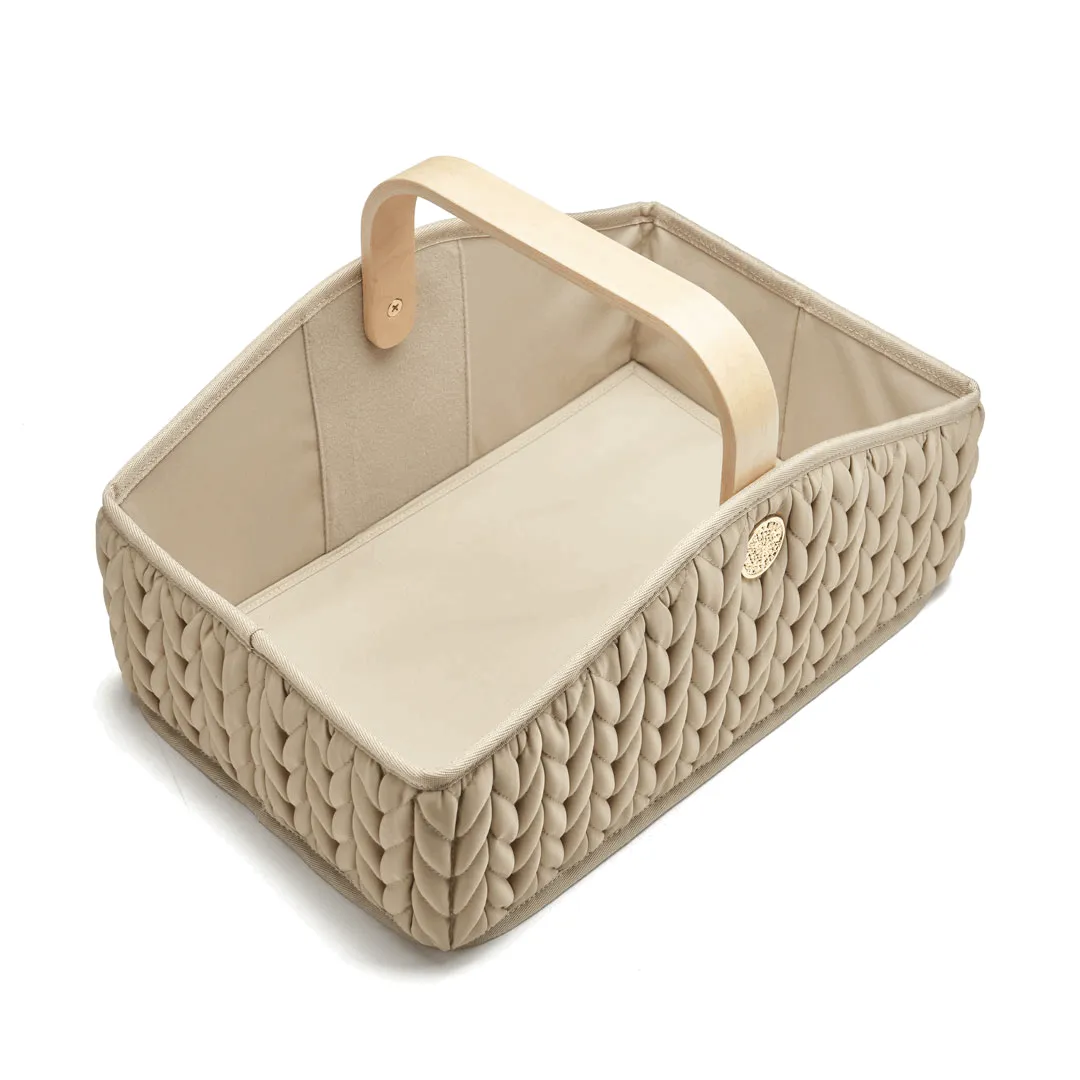 Diaper Caddy Beige