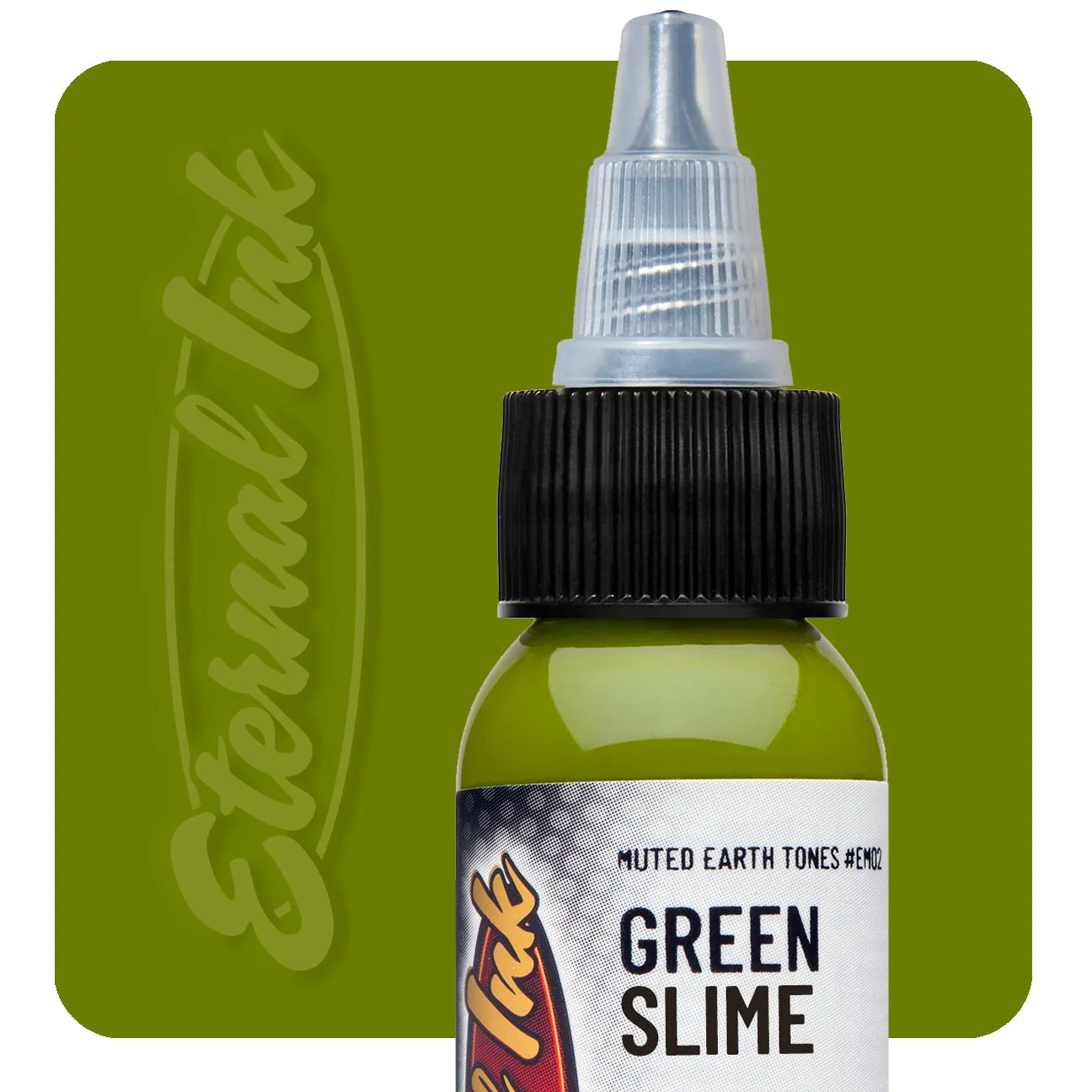 Eternal Muted Earth Tones Green Slime Ink