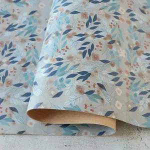 Floral Frost Cork Fabric