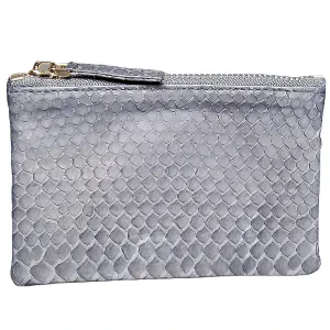 Grey Zip Pouch