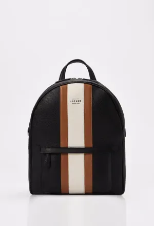 Lightweight Leather Zipper Backpack