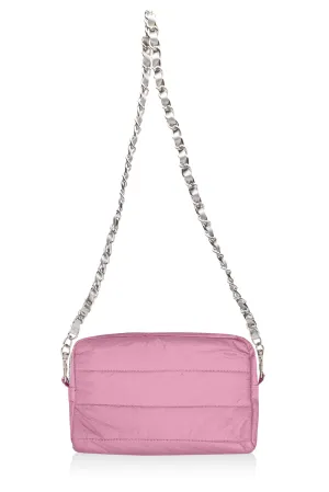 Mini Chain Puffer Purse in Fairy Pink