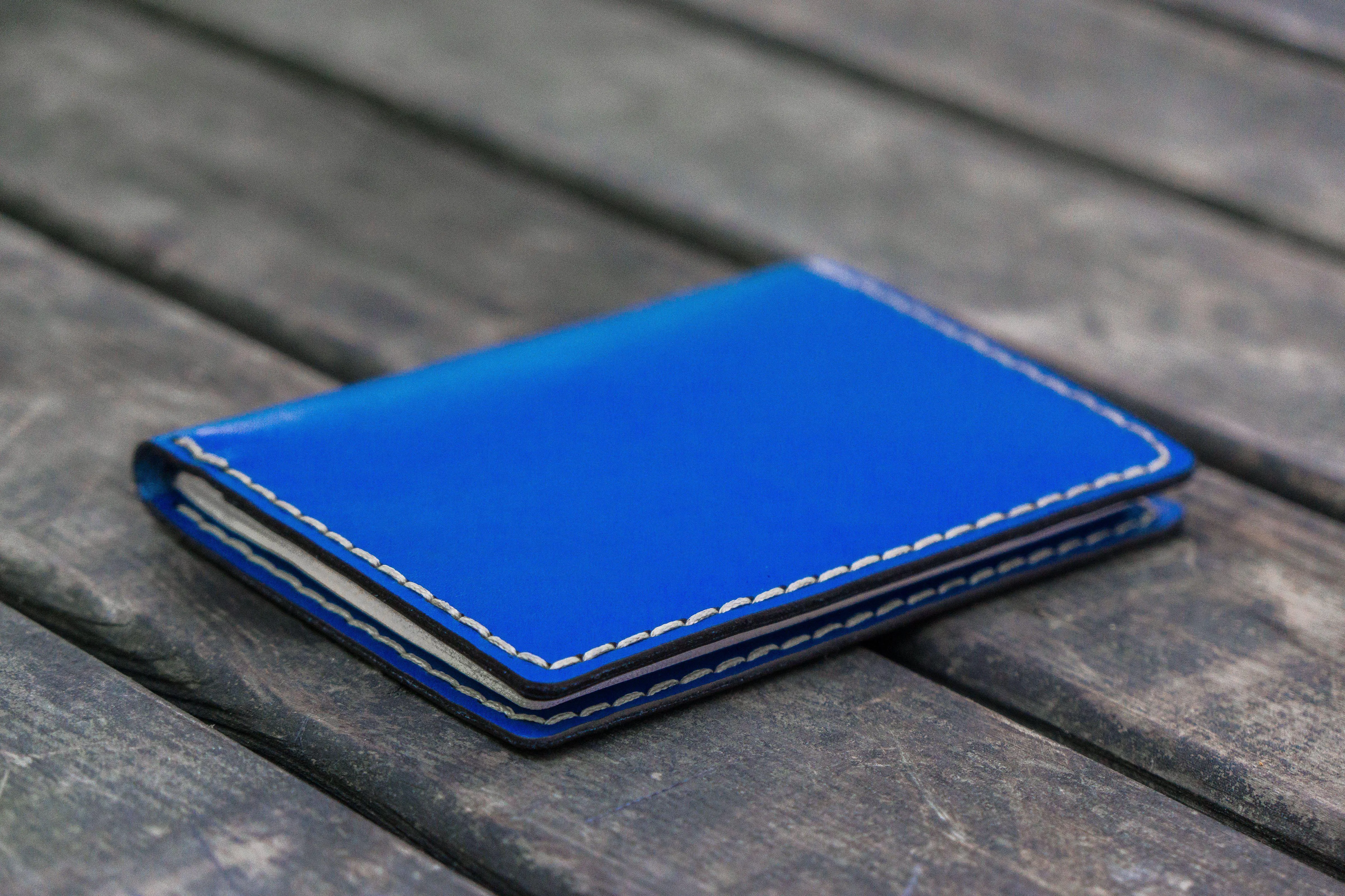 No.06 Leather Passport Holder - Blue