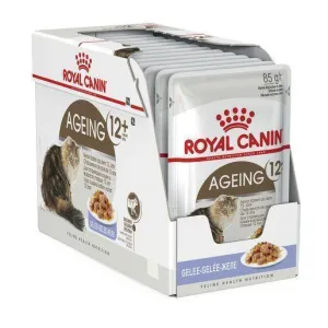 Royal Canin Cat Ageing 12  with Jelly Wet Food Pouches 85g x 12