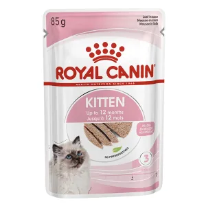 Royal Canin Kitten Loaf Wet Cat Food Pouches