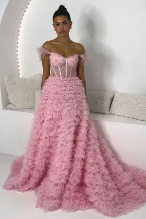 SHERRI HILL Azalea Gown #54906 (Pink) - RRP $1,899