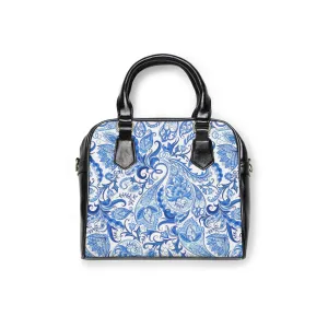 Shoulder Handbag - Blueprint